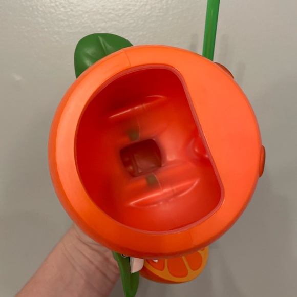 Disney World Epcot Orange Bird Sipper Cup with Straw Flower Garden Festival - Picture 3 of 4